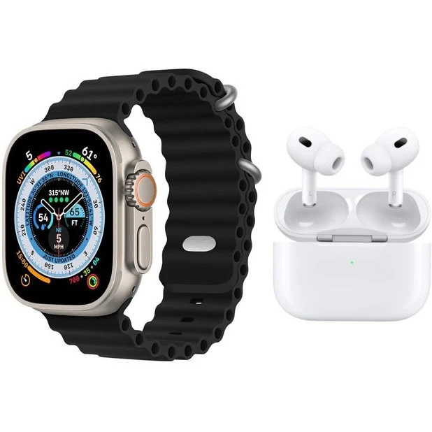 ساعت هوشمند مدل MK25 ULTRA به همراه هدفون