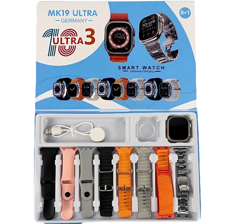 ساعت هوشمند پک 8 بند مدل Mk19 Ultra